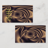 金ゴールドのファンタジーの名刺 名刺 (正面/裏面)