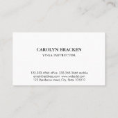 金ゴールドのフェイクなグリッターのはすの花のモダンのナマステ 名刺 (裏面)