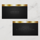 金ゴールドのプロフェッショナル 名刺 (正面/裏面)
