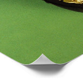 金ゴールドのポットで励起レプレシャン ポスター (角)