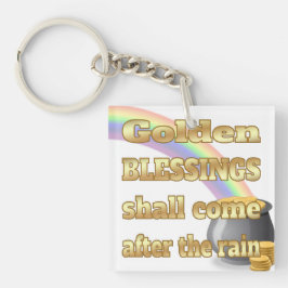 金ゴールドのポット キーホルダー