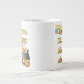 金ゴールドのポット ジャンボコーヒーマグカップ (正面)