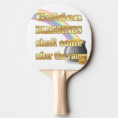 金ゴールドのポット 卓球ラケット (裏面)