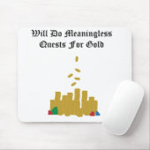 金ゴールドのマウスパッドのための無意味な探求 マウスパッド (マウス)