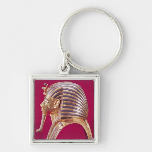 金ゴールドのマスク キーホルダー (正面)