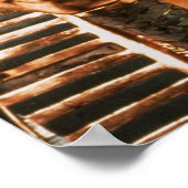 金ゴールドのマスク ポスター (角)