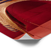 金ゴールドのマスク ポスター (角)