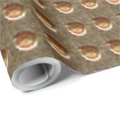 金ゴールドのマットの折り返し紙 ラッピングペーパー (ロールコーナー)