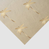 金ゴールドのヤシグラデーションの木 薄葉紙 (詳細)