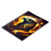 金ゴールドのワシ ノートブック (左側)