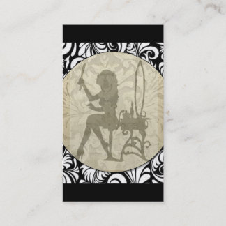 金ゴールドのヴィンテージのダマスク織の神の優雅 名刺