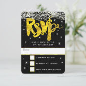 金ゴールドの下でStars Wedding RSVP (スタンド正面)