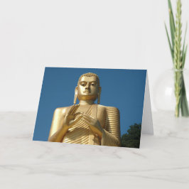 金ゴールドの仏のイメージ カード