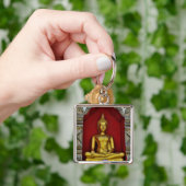 金ゴールドの仏の報酬Keychain キーホルダー (手)