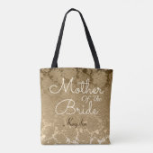 金ゴールドの優雅な結婚式の母 トートバッグ (裏面)