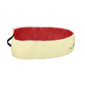 金ゴールドの光沢のあるクリスマススター、金ゴールドと黒の前足 アスレチックヘッドバンド (左)