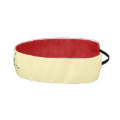 金ゴールドの光沢のあるクリスマススター、金ゴールドと黒の前足 アスレチックヘッドバンド (右)