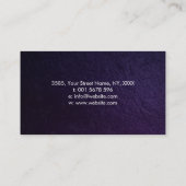 金ゴールドの円の霊気の治療の記号 名刺 (裏面)