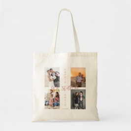 金ゴールドの写真コラージュを更新 トートバッグ