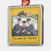 金ゴールドの写真/年の卒業 メタルオーナメント (左)