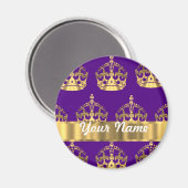 金ゴールドの冠 マグネット (正面/裏面)