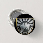 金ゴールドの分隊Pin 缶バッジ (正面&裏面)