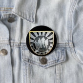 金ゴールドの分隊Pin 缶バッジ (インサイチュ)