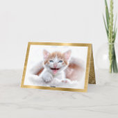 金ゴールドの初めてのクリスマスは シーズンカード (裏面)