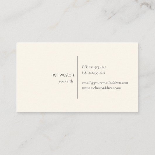 金ゴールドの名刺が付いている黄色い大理石 名刺 (裏面)