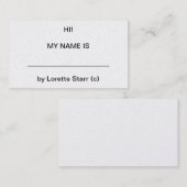 金ゴールドの名刺 名刺 (正面/裏面)