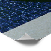 金ゴールドの型枠のペンダント ポスター (角)