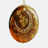 金ゴールドの壊中時計のオーナメント セラミックオーナメント (右)