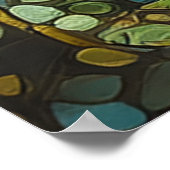 金ゴールドの天体 ポスター (角)