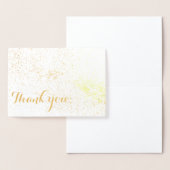 金ゴールドの失敗のサンキューカード 箔カード (ディスプレー)