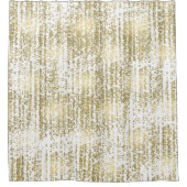 金ゴールドの宝石の《写真》ぼけ味の抽象芸術 シャワーカーテン (正面)