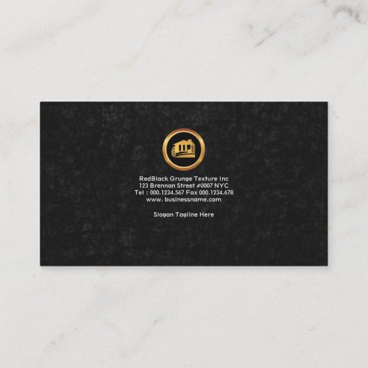 金ゴールドの家の開発のマネージャーの建築業者 名刺 (裏面)