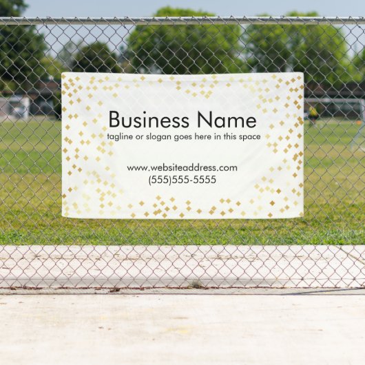 金ゴールドの屋外の旗-技術ショーの旗 横断幕 (インサイチュ)