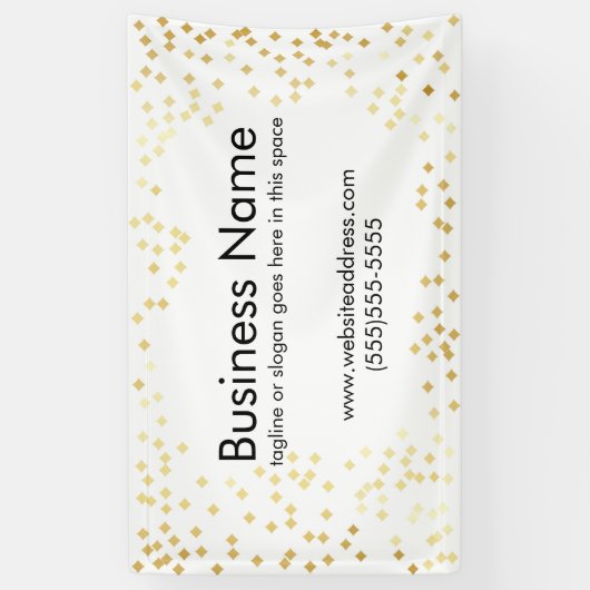 金ゴールドの屋外の旗-技術ショーの旗 横断幕 (縦)