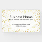 金ゴールドの屋外の旗-技術ショーの旗 横断幕 (横)