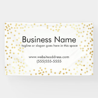 金ゴールドの屋外の旗-技術ショーの旗 横断幕