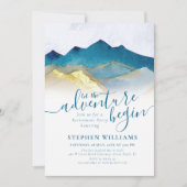 金ゴールドの山々は冒険を引退を始める 招待状 (正面)