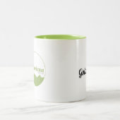 金ゴールドの川のマグ ツートーンマグカップ (中央)