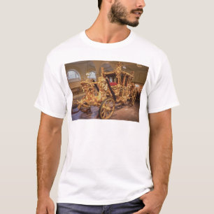 金ゴールドの州のコーチロンドン Tシャツ