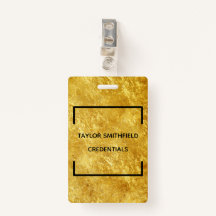 金ゴールドの幾何学的な正方形のモダンで粋なバッジの締縄