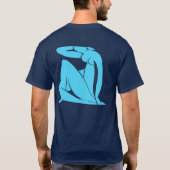 金ゴールドの後マティス Tシャツ (裏面)