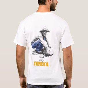 金ゴールドの探鉱者 Tシャツ