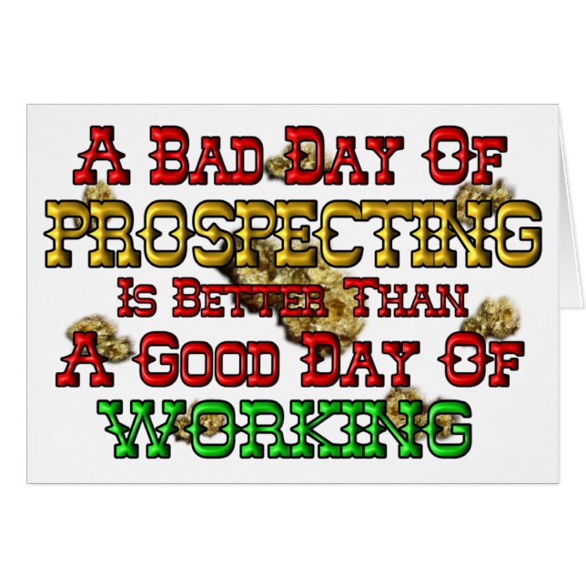 金ゴールドの探鉱 (正面横)