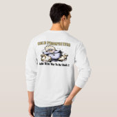 金ゴールドの探鉱 Tシャツ (裏面フル)