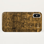 金ゴールドの携帯電話アイコン Case-Mate iPhoneケース (裏面(横))