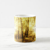 金ゴールドの日曜日のマグを賛美して下さい コーヒーマグカップ (中央)